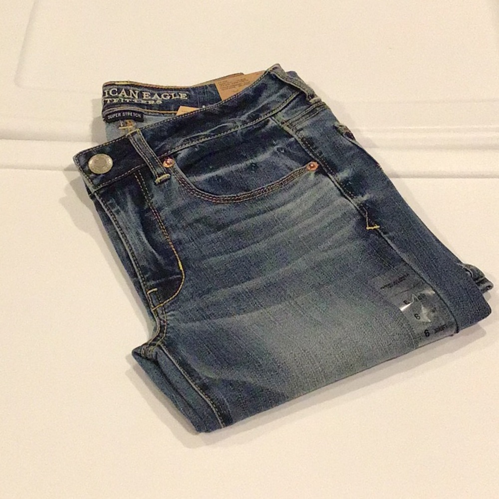 NWT American Eagle AEO Skinny Kick Jeans 6S